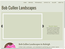 Tablet Screenshot of bobcullenlandscapes.com